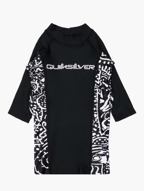 Quiksilver Black Mix Pcs Short Sleeve Rash Vest