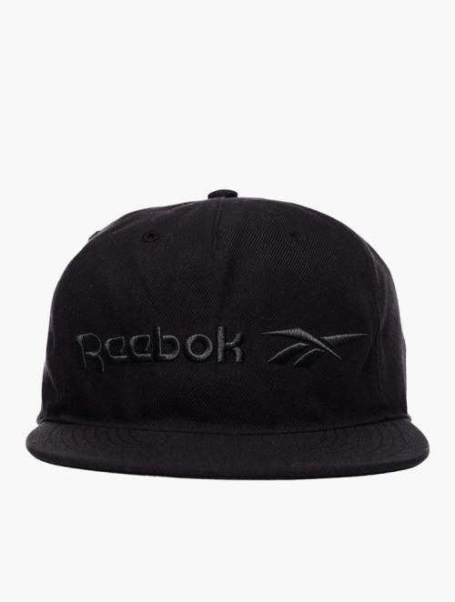 Reebok Black Classic Vector Flat Peak Cap