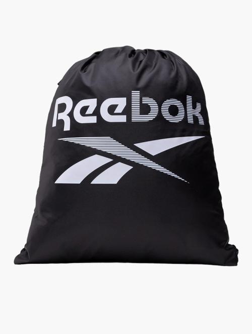 Reebok Black & White Drawstring Backpack