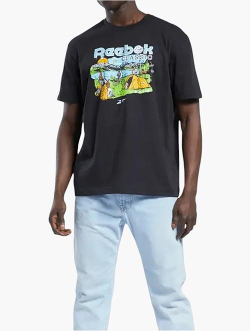 Reebok Black Classics International Graphic Tee