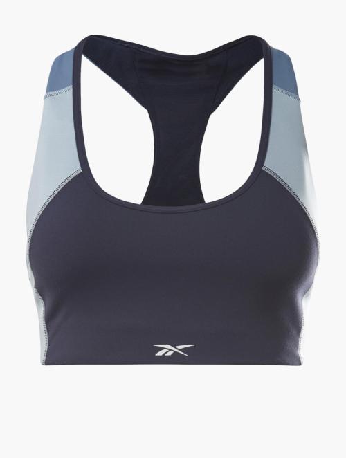 Reebok Vector Navy Blue Lux Racer Padded Bra