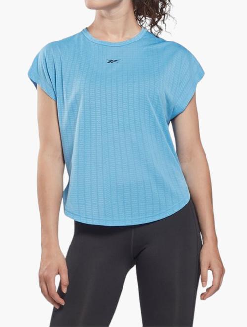 Reebok Blue Short Sleeve Round Neck T-Shirt