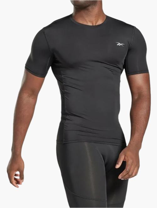 Reebok Night Black Workout Ready Compression T-Shirt