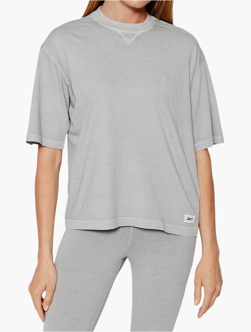 Reebok Pure Grey Round Neck T-Shirt