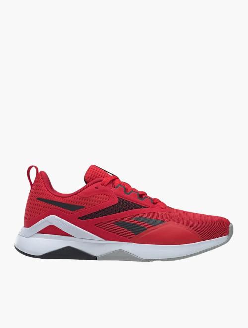 Reebok Vector Red & Core Black Nanoflex Tr 2.0 Lace-Up Trainers