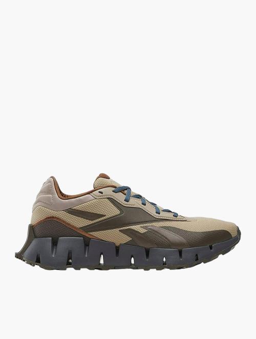 Reebok Beige & Brown Zig Dynamica 4 Adventure Runners