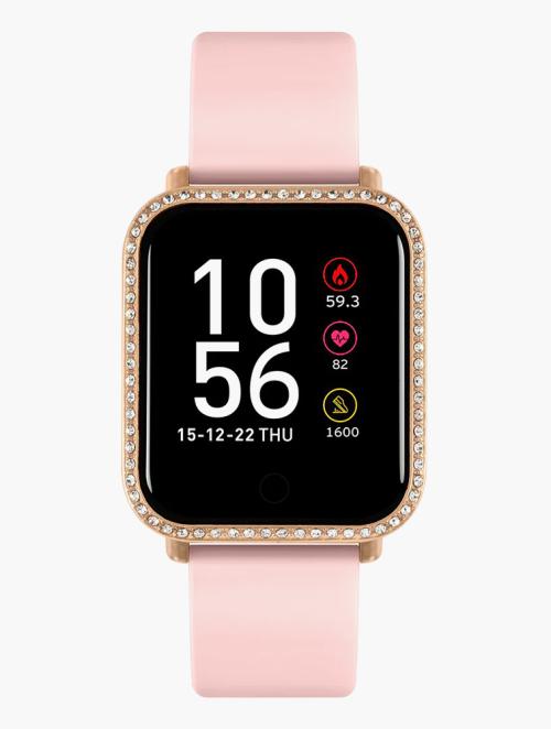 Reflex Active Pink Series 6 Crystal Smart Watch