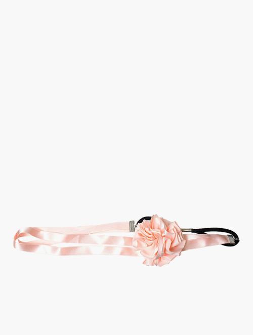 Repetto Womens Pink Ribbon Flower Headband