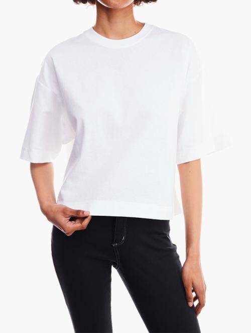 RFO White Boxy Tee