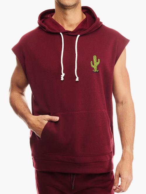 RFO Burgundy Sleeveless Hoody