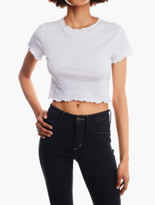 RFO White Crop Top 