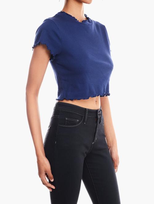 RFO Navy Crop Top