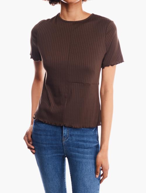 RFO Choc Brown Paneled Top