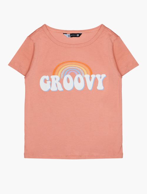 RFO Girls Orange Fosch Kids Recall Pre Tee 