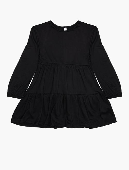 RFO Girls Black Tiered Dress