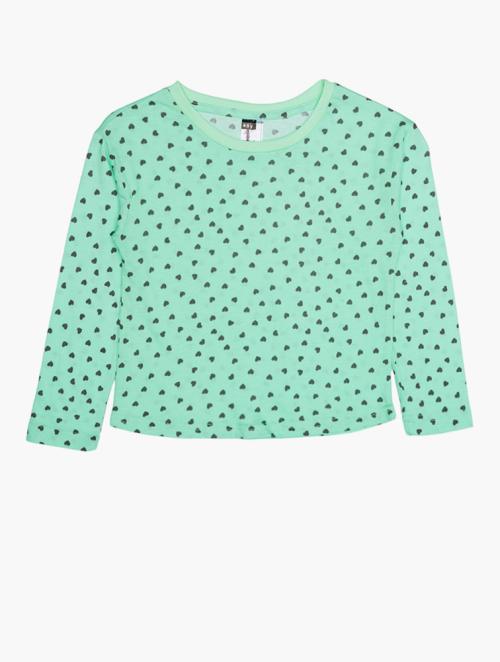 RFO Girls  Mint Floral Tee