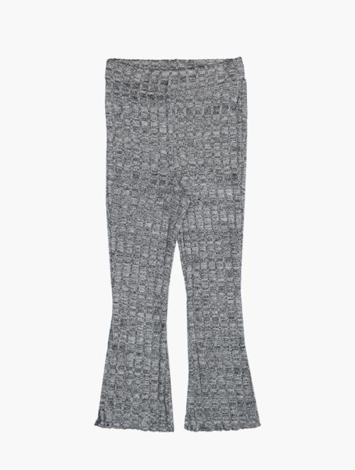 RFO GRLS FLARE PANTS CO-ORD- GREY MEL