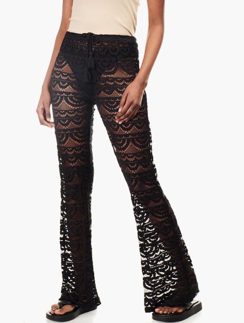 RFO  Black Lace Bell Pants 