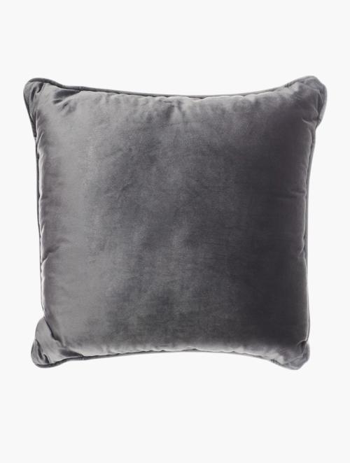 RFO Charcoal Lifestyle Square Velvet Throw-Pillow