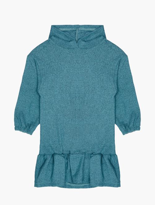 RFO Girls  Emerald Hooded Dress