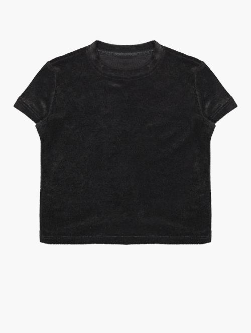 RFO Boys Black Towelling Tee