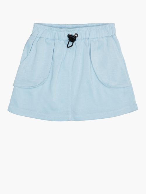 RFO Girls Skirt W/ Bellow Pkts- Sky Blue Mha