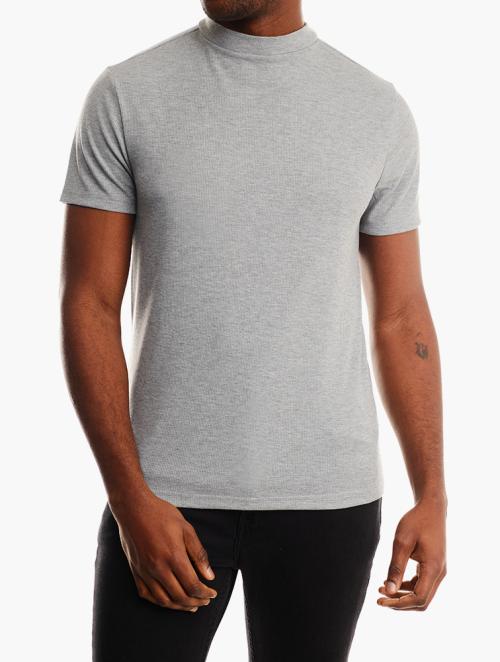 RFO Grey Melange Turtle Neck Tee