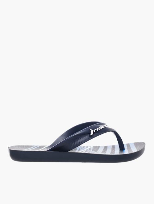 Rider Kids Blue Strike Graphics Flip Flops