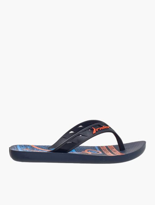 Rider Black & Orange Street Flip-Flops