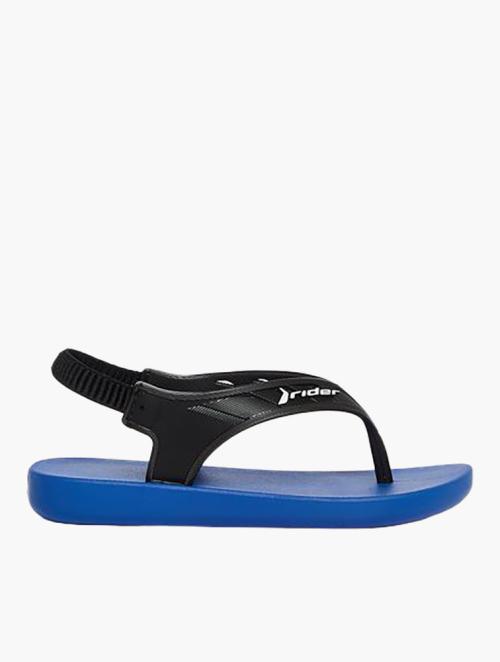 Rider Blue & Black Casual Street Sandals