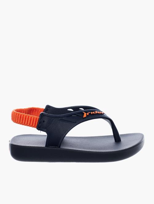 Rider Navy & Orange Casual Street Sandals