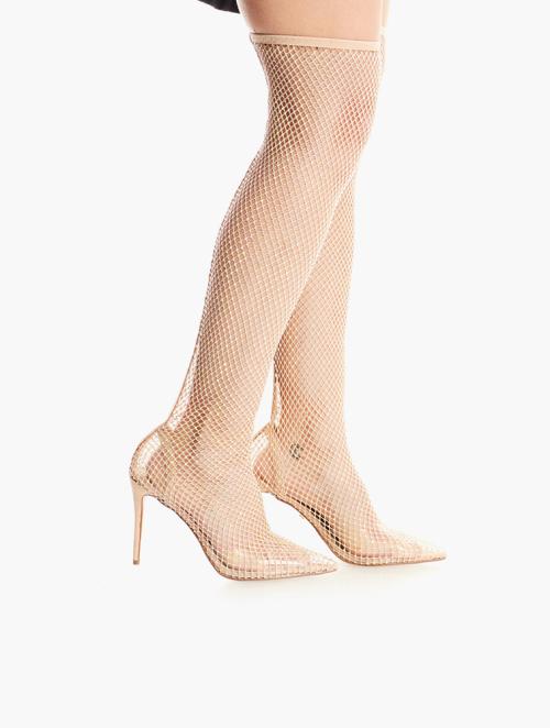 Rock & Co Nude Hypnotic 1 Mesh High Heels