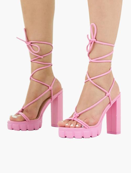 Rock & Co Pink Movida 1 Strappy High Heel Sandals