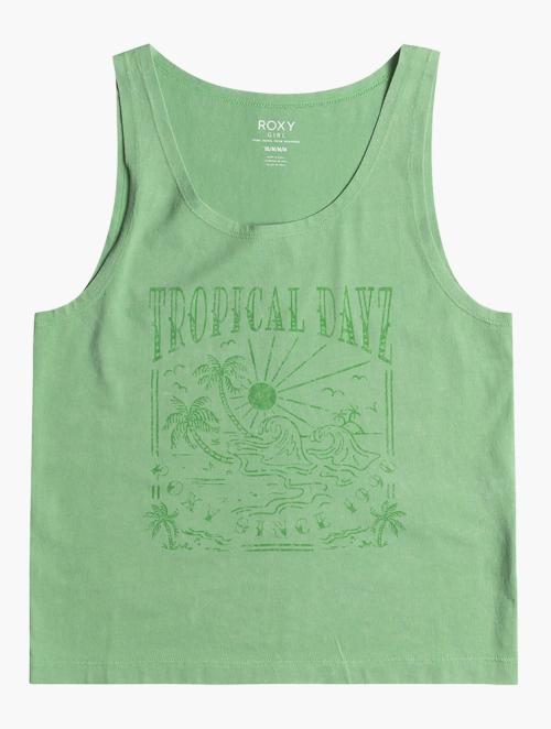 Roxy Green Graphic Print Vest