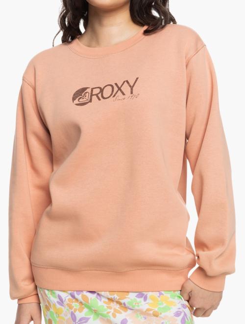 Roxy Pink Long Sleeve Crew Neck