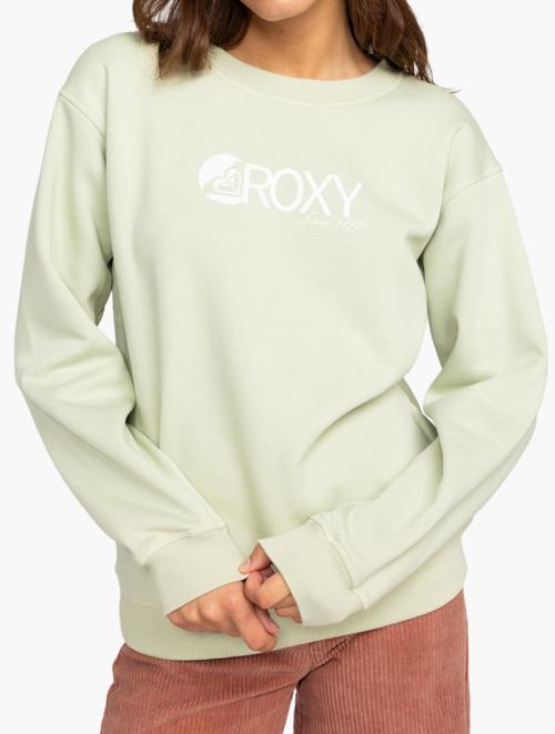 Roxy Green Long Sleeve Crew Neck