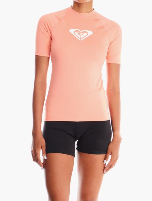 Roxy Fusion Coral Whole Hearted Short Sleeve Rash Vest
