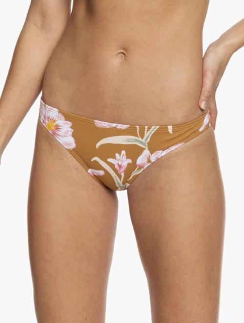 Roxy Golden Printed Beach Classics Bikini Bottoms