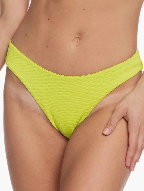 Roxy Lime Punch Kelia High Leg Bikini Bottoms