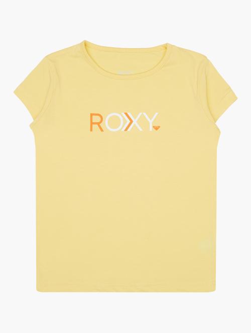 Roxy Yellow Graphic Print T-Shirt