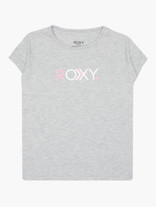 Roxy Grey Graphic Print T-Shirt