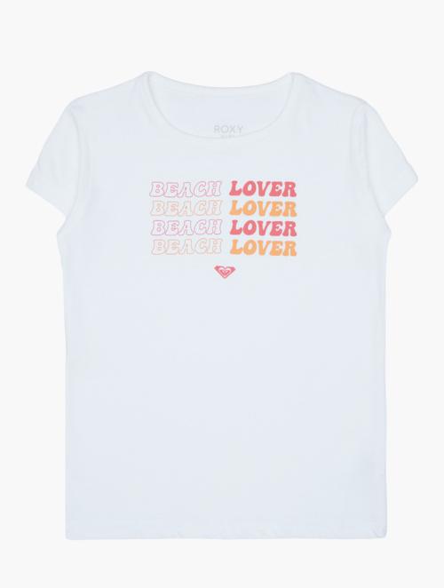 Roxy White Graphic Print T-Shirt