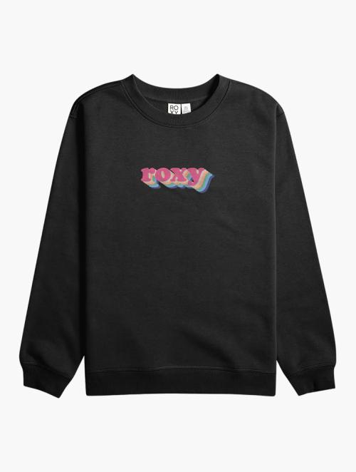 Roxy Black Long Sleeve Crew Neck