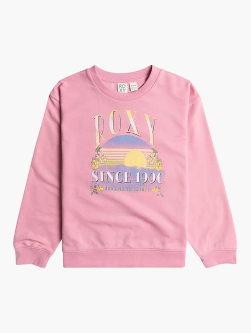 Roxy Pink Long Sleeve Crew Neck