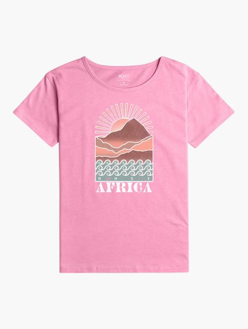 Roxy Pink Graphic Print T-Shirt