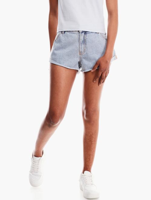 RVCA Washed Blue Shorts