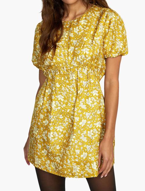 RVCA Tawny Gold Accomplice Dress