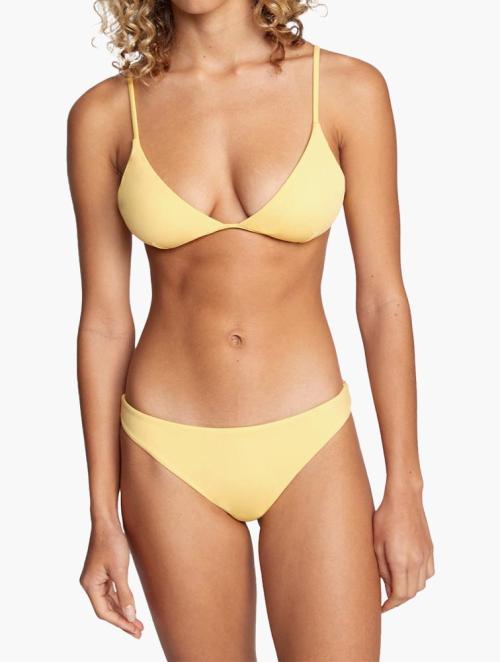 RVCA Solid Bandeau Bikini Top | Plum Berry