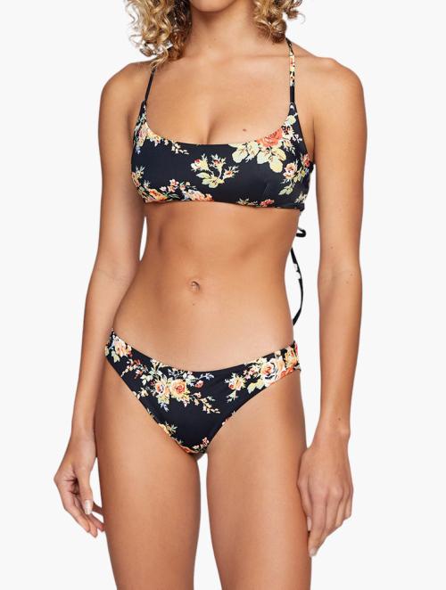 RVCA Black Floral Bloom Bandeau