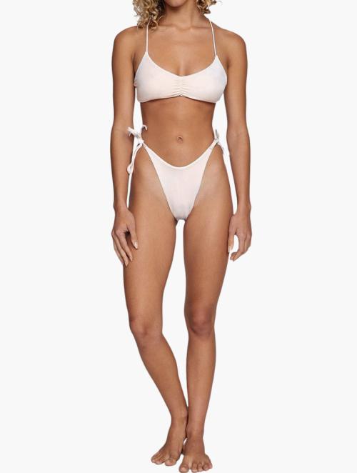 RVCA Pale Pink Dreamer Skimpy Bikini Bottom